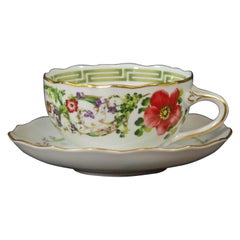 Rosenthal Versace, Flower Fantasy, Teacup and Saucer