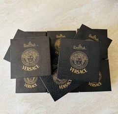 Rosenthal Versace Home Collection Crystal Treasury Napkin Rings – Set of 12