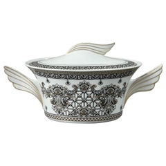 Rosenthal Versace, Marqueterie, Lidded Serving Bowl