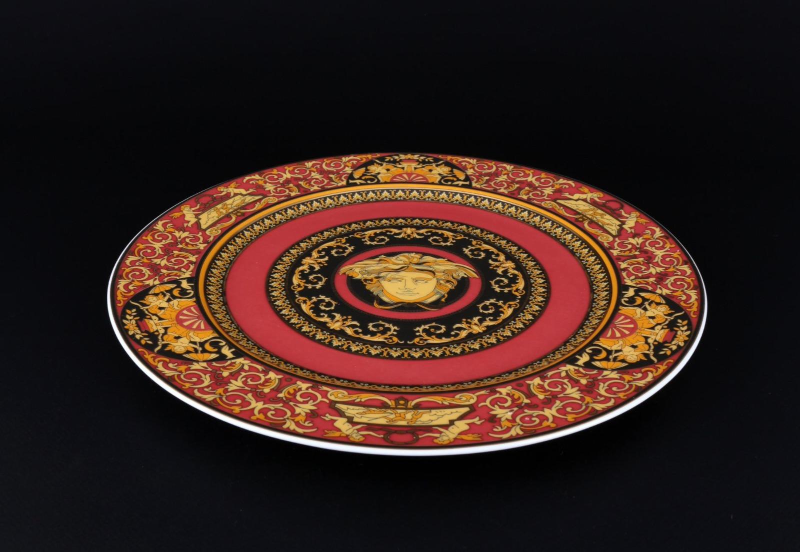 Italian Rosenthal Versace Medusa 6 Charger Plates