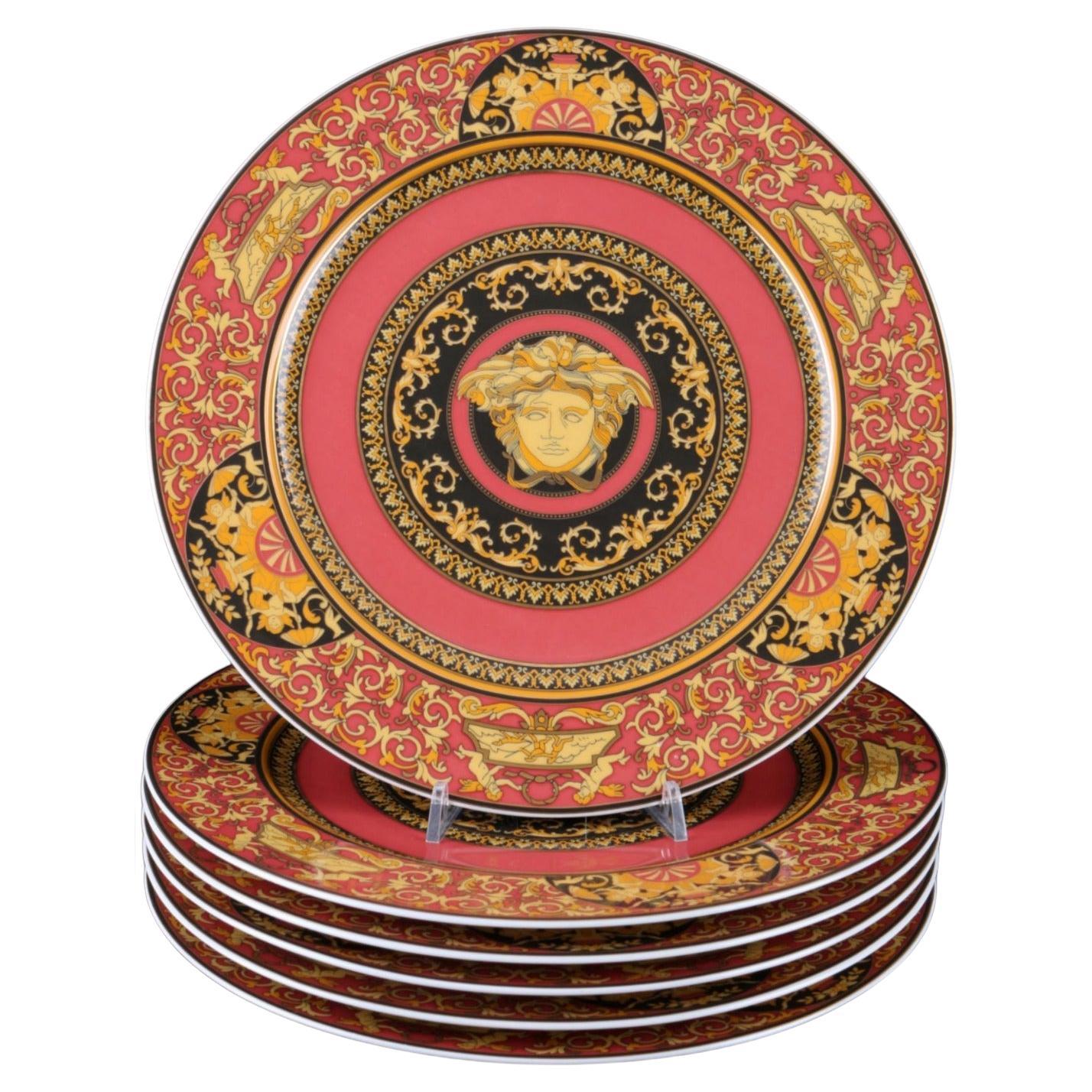 Rosenthal Versace Medusa 6 Charger Plates