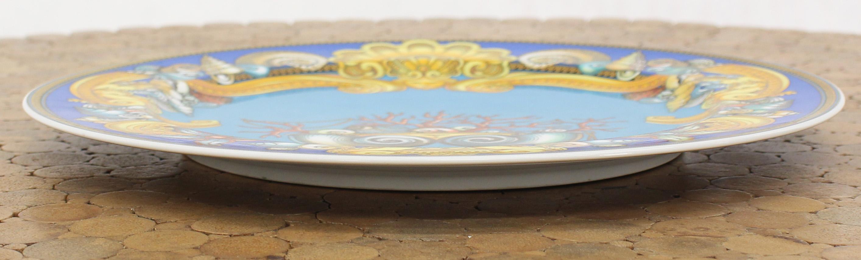 Italian Rosenthal Versace Porcelain Charger Plate
