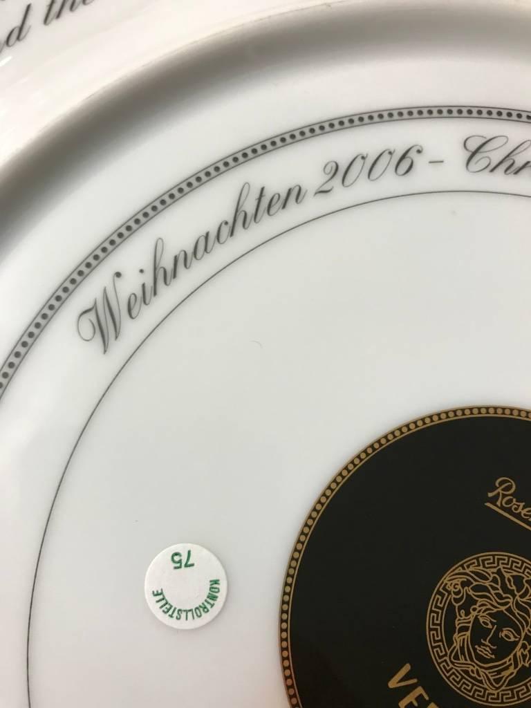 Rosenthal Versace Porcelain Charger Yuletide Cheer 9