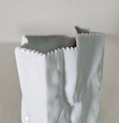 Rosenthal Vintage Tapio Wirkkala Sculptural White Ceramic Design 1980s