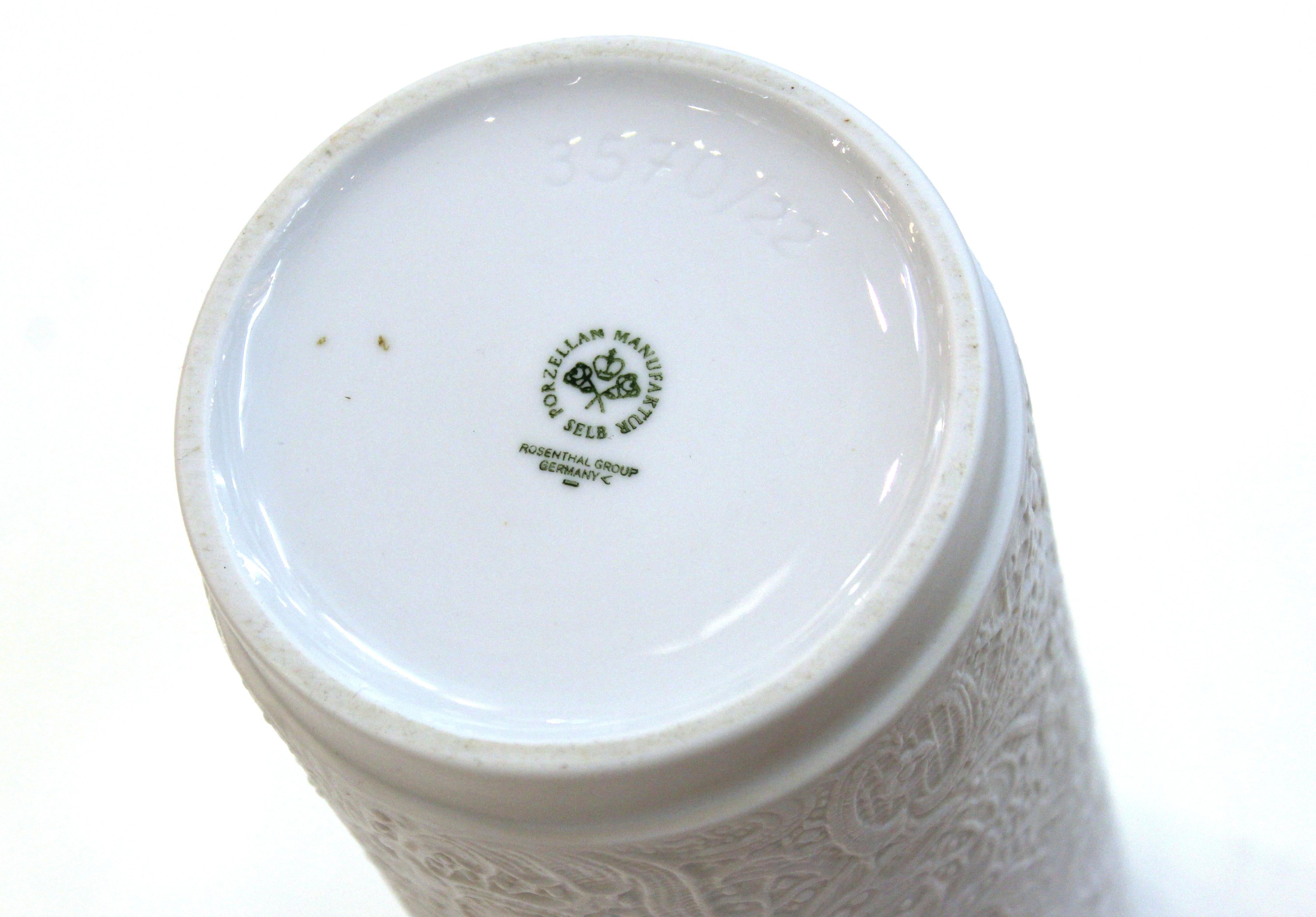 rosenthal vase white