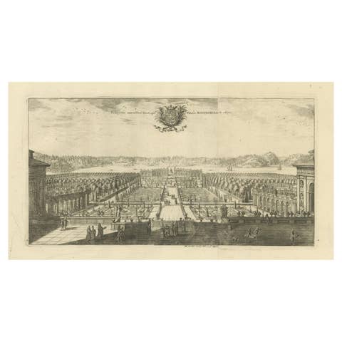 Rosersberg Palace and Gardens near Stockholm in the Baroque Splendor of 1695