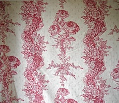 Roses and Columns Cotton Cover, French, 19th Century