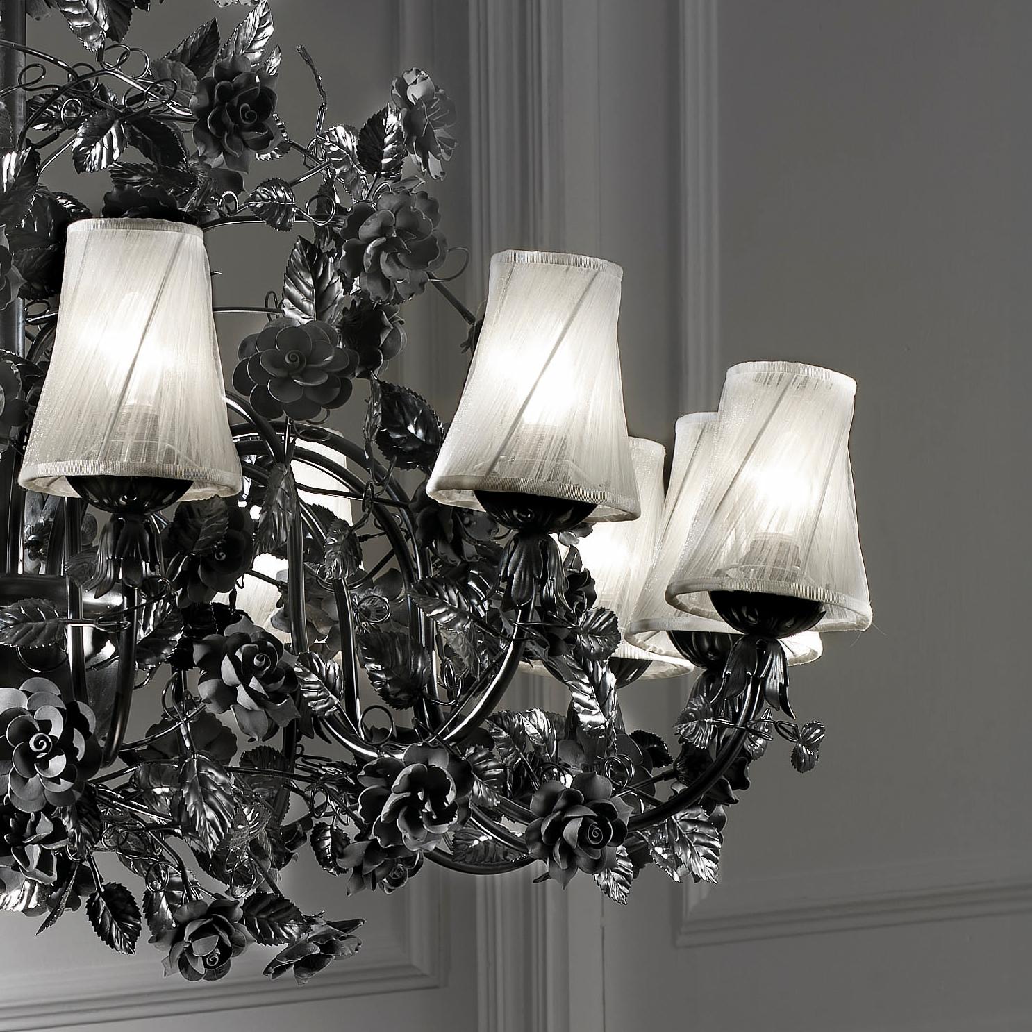 Romano classico Lampadario a 12 luci Roses in vendita