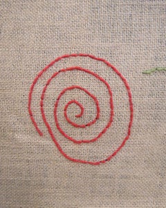 Roses Embroidered Carpet