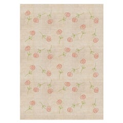 Roses Embroidered Carpet