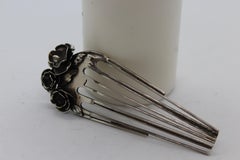 Roses Haarnadel, Sterlingsilber, handgefertigt, Italien