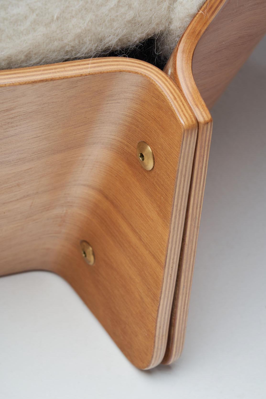 “Roset” Chair by Ole Gjerløv-Knudsen and Torben Lind, Denmark 1970s For Sale 7