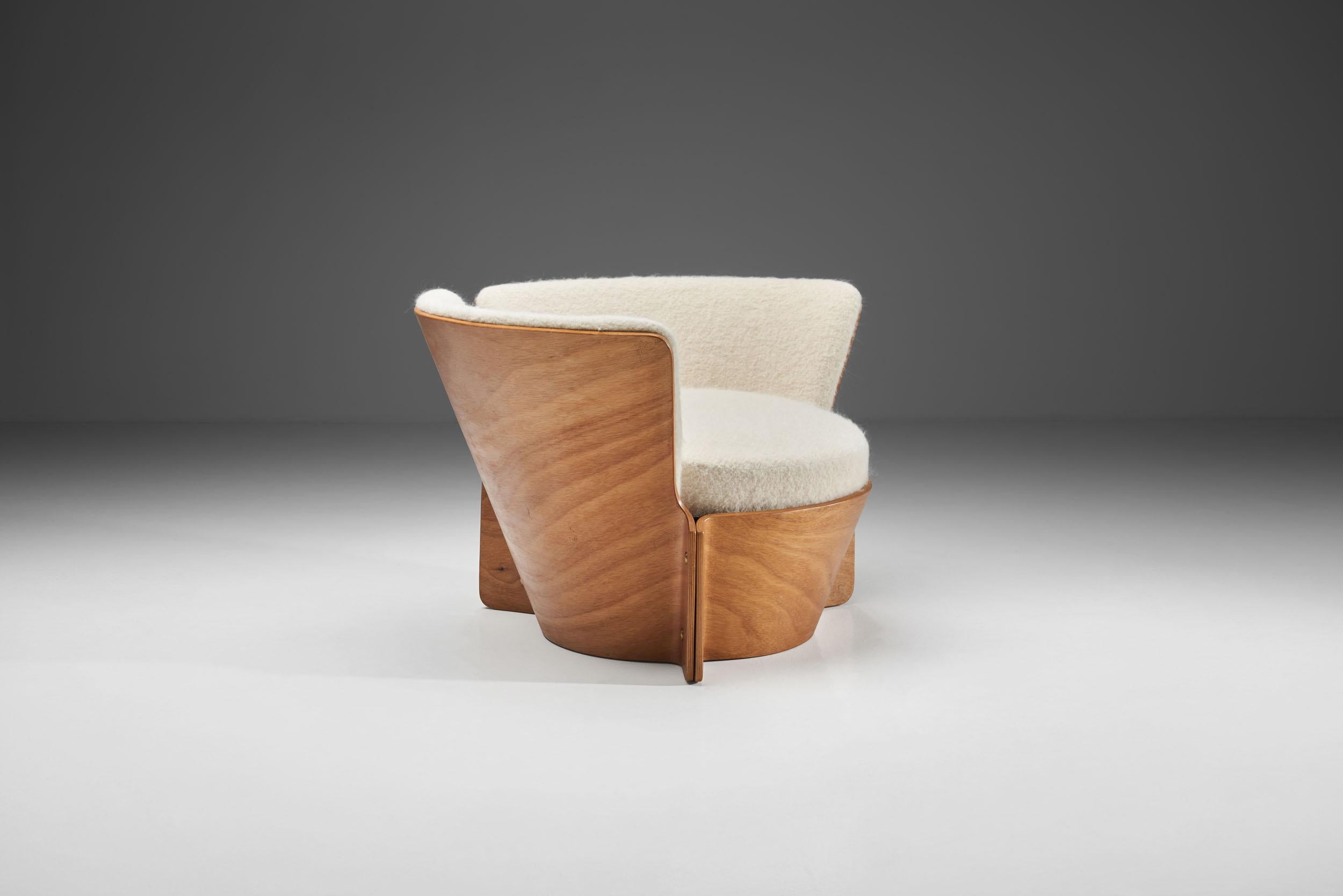 Mid-Century Modern “Roset” Chair by Ole Gjerløv-Knudsen and Torben Lind, Denmark, 1970s