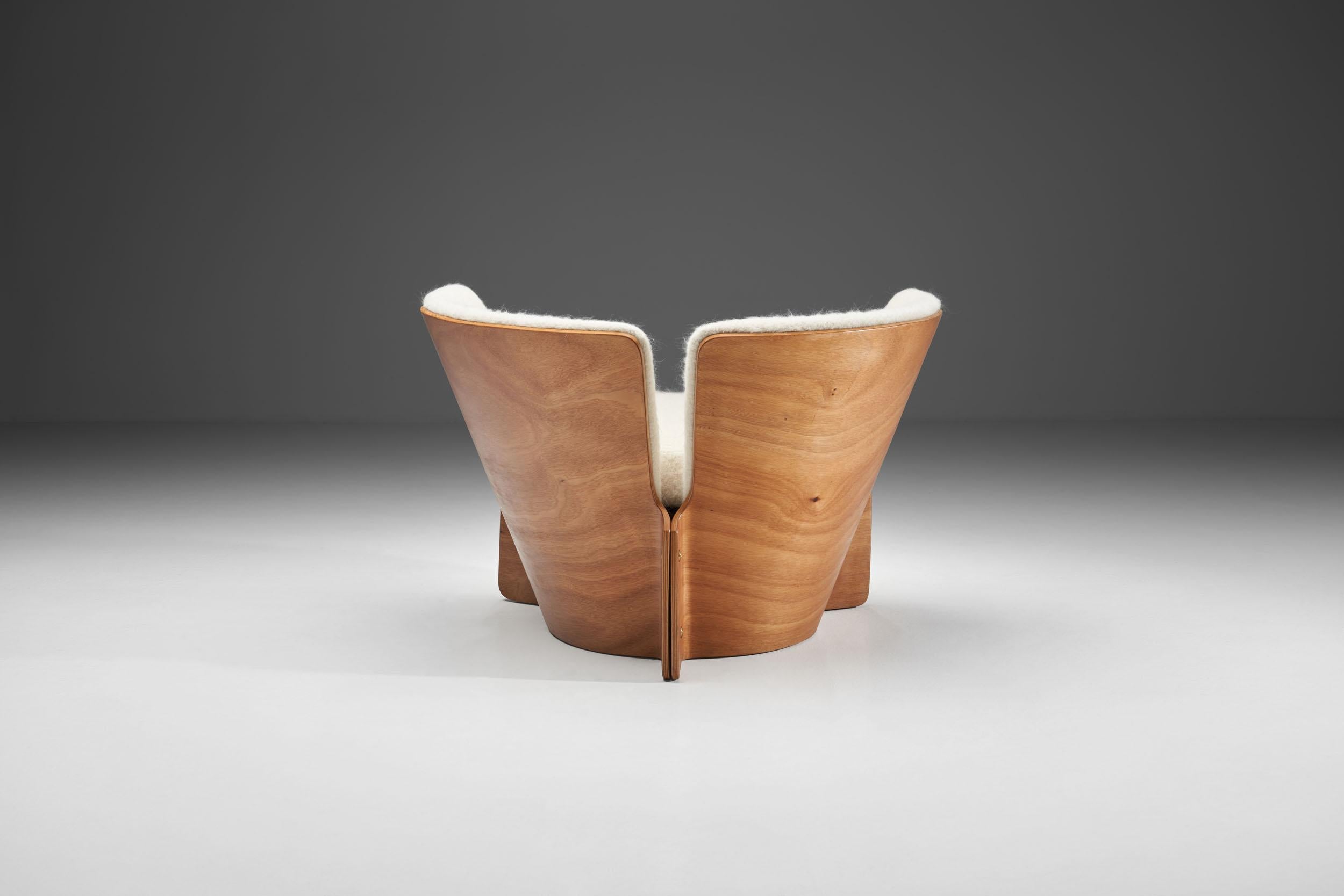 “Roset” Chair by Ole Gjerløv-Knudsen and Torben Lind, Denmark 1970s In Good Condition For Sale In Utrecht, NL