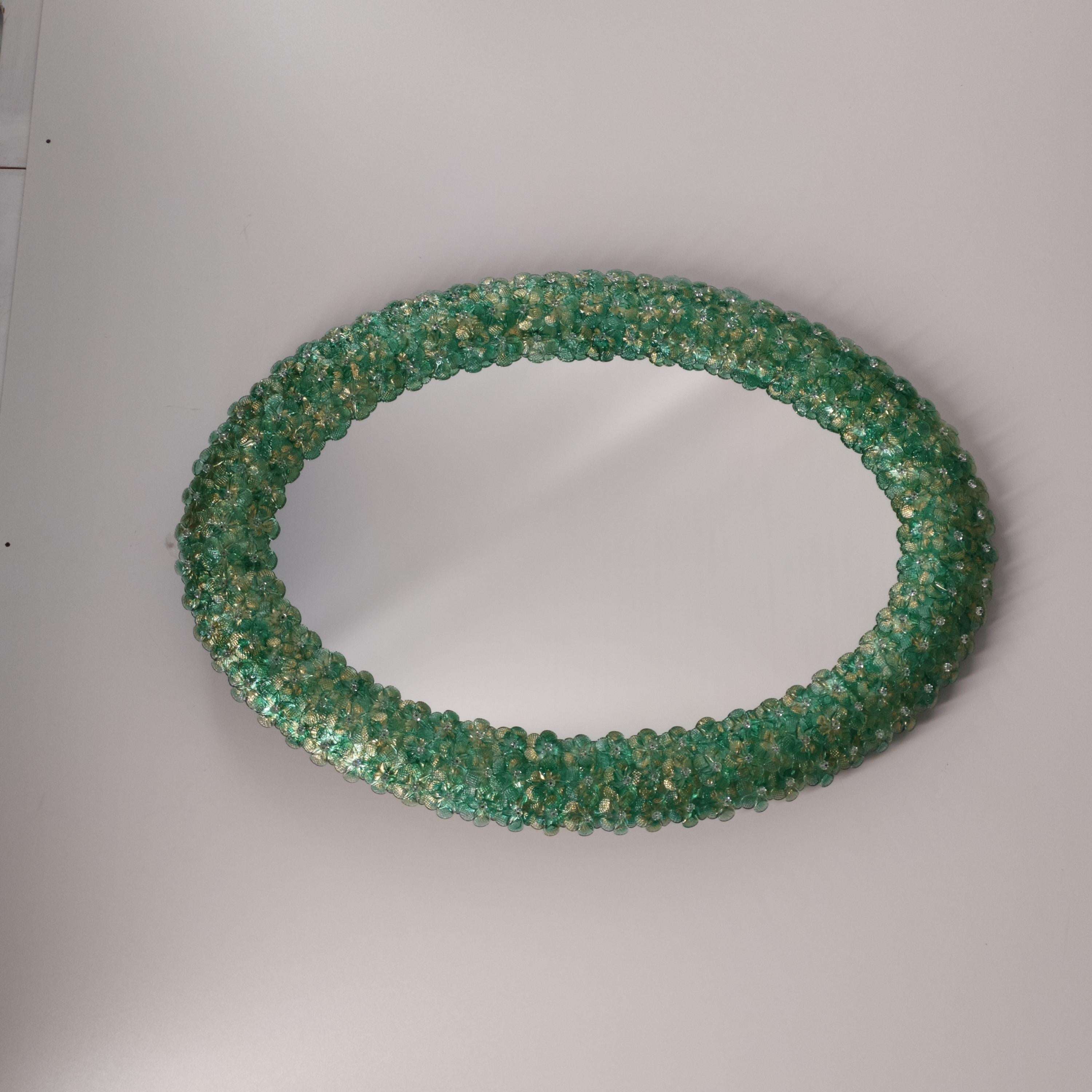 Miroir ovale 