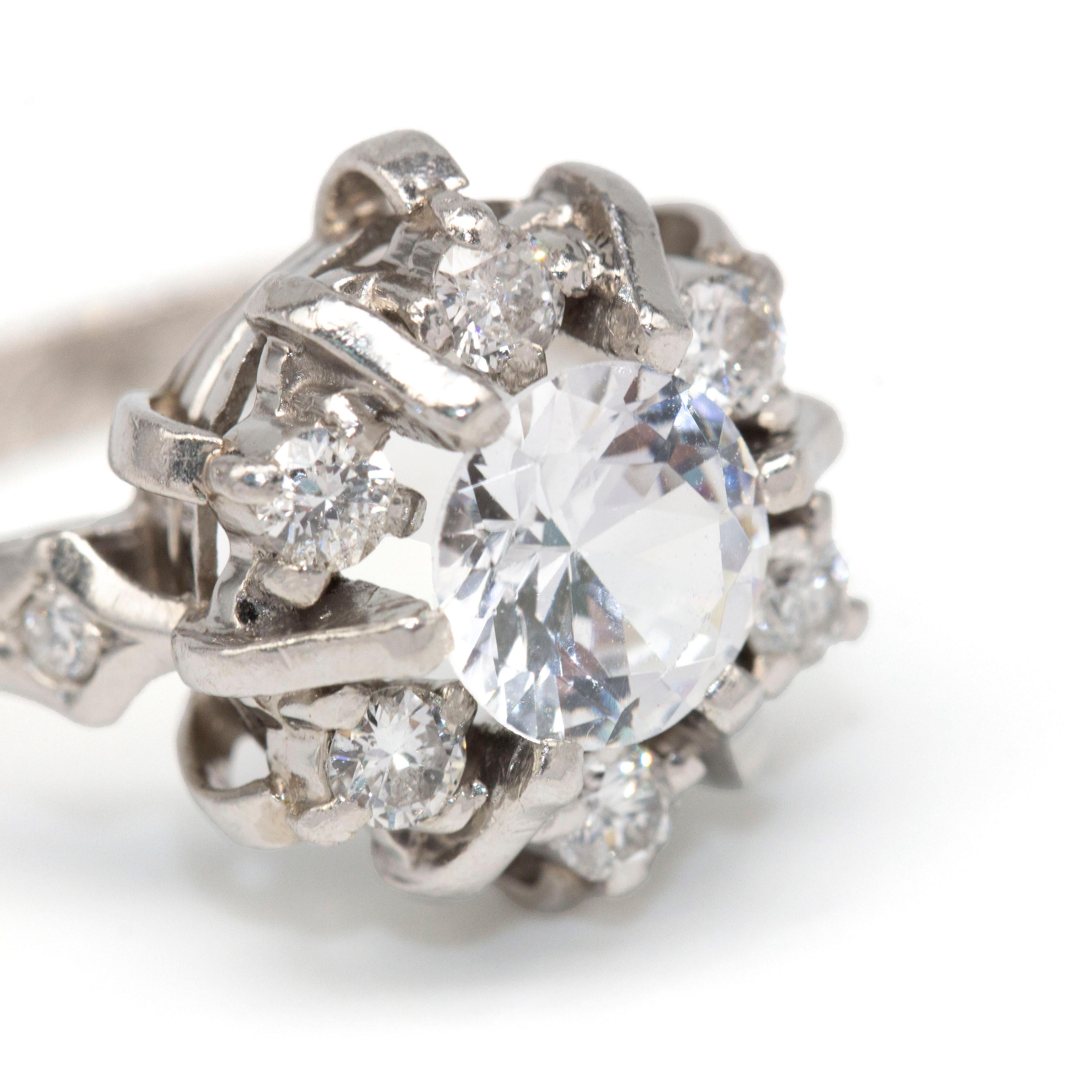 ROSETON Diamond and Beryl ring. For Sale 3