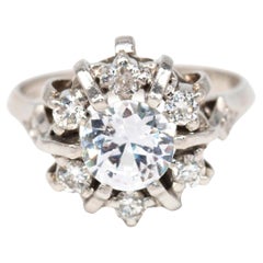 ROSETON Diamond and Beryl ring.