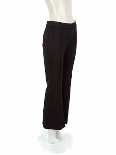 Rosetta Getty Black Jersey Flared Trousers Size S