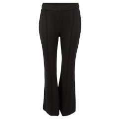 Rosetta Getty - Pantaloni svasati in jersey nero taglia S