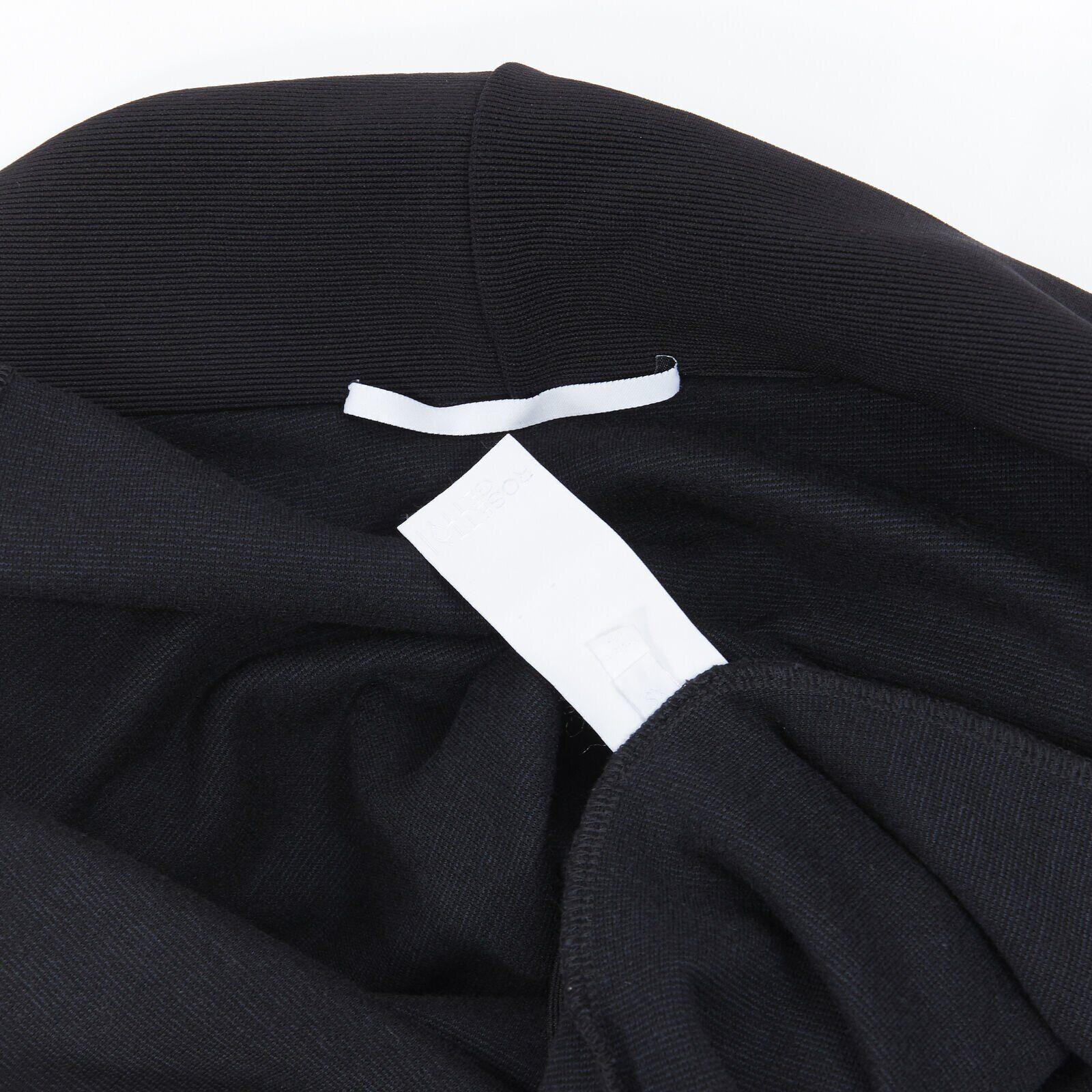 ROSETTA GETTY top stretch noir en tricot, à bretelles, XS en vente 3