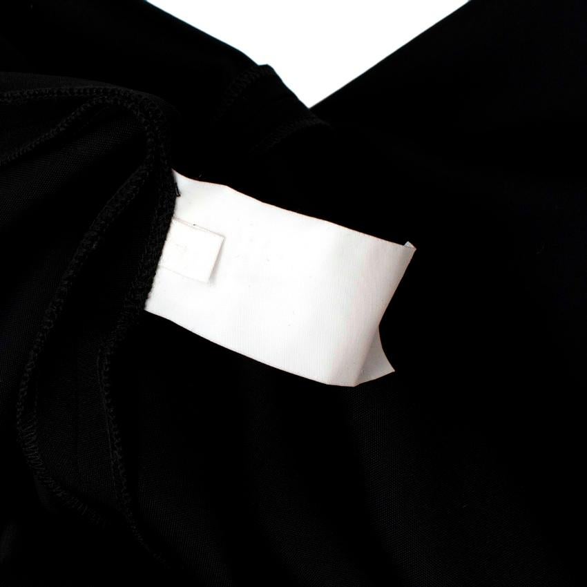 Rosetta Getty Black Short Sleeve Maxi Dress - Size US 4 For Sale 6
