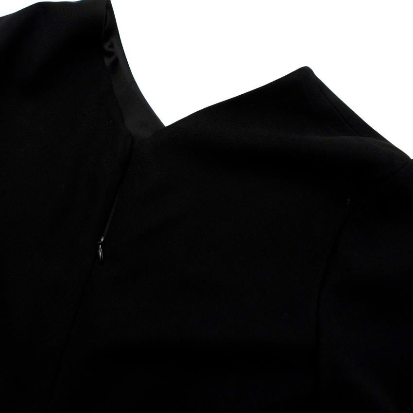 Women's Rosetta Getty Black Short Sleeve Maxi Dress - Size US 4 For Sale