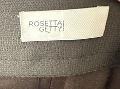 Rosetta Getty Pintuck Flare Leather Pants size US 2 Black Pull-On Retro Style