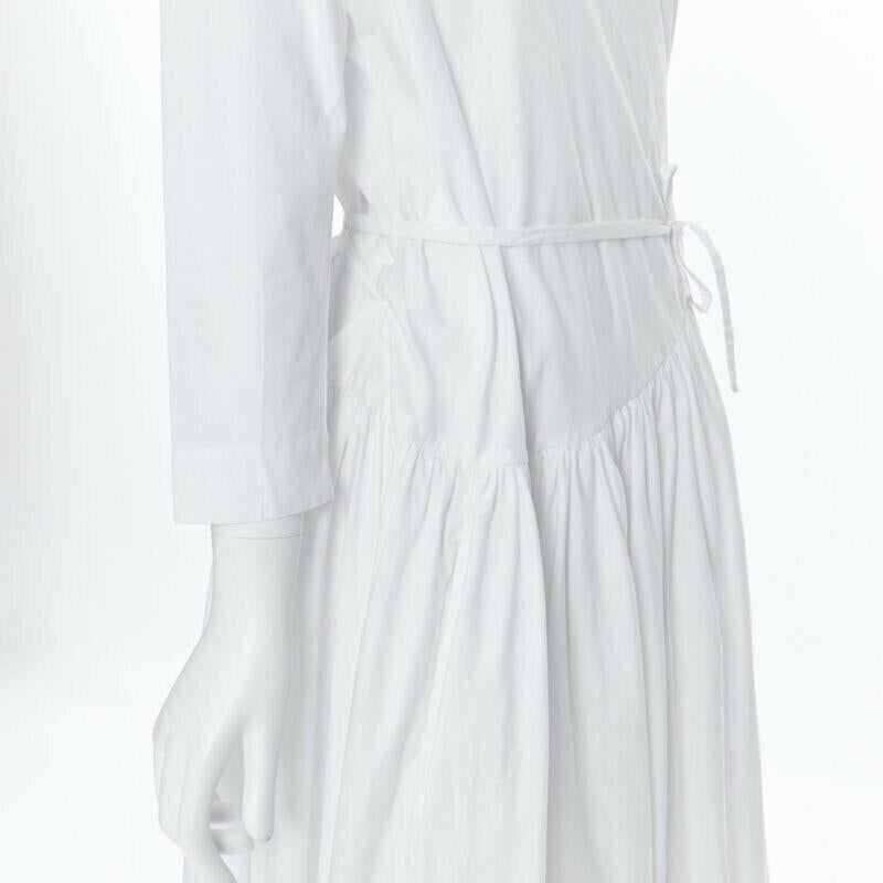 ROSETTA GETTY white cotton wrap front self tie flared casual midi day dress XS
Reference: LNKO/A01510
Brand: Rosetta Getty
Model: Cotton dress
Material: Others
Color: White
Pattern: Solid
Closure: Self Tie
Extra Details: Self tie around closure. 3/4