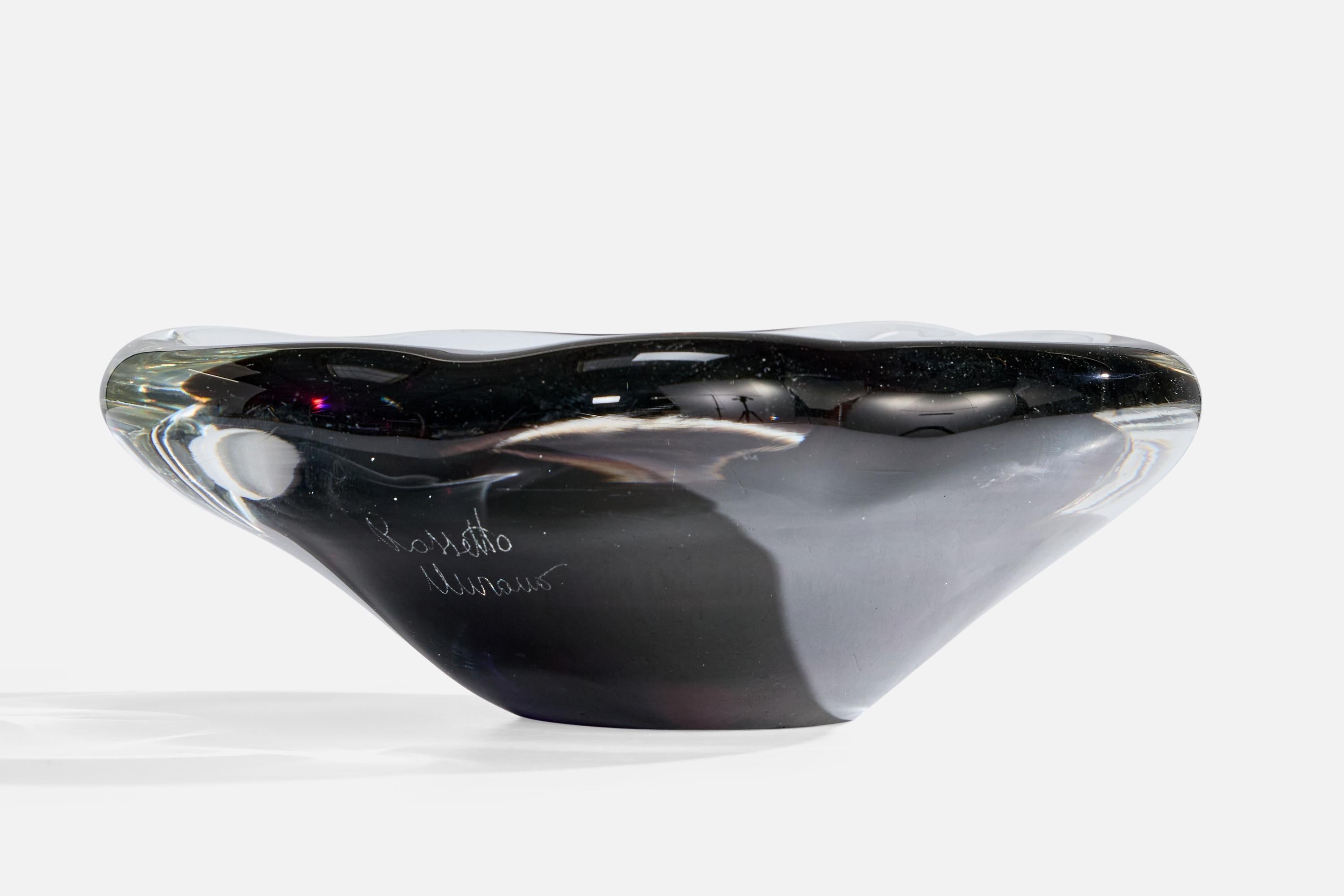 Rosetta Murano, Vide Poche, Glass, Italy, 1970s In Good Condition For Sale In High Point, NC