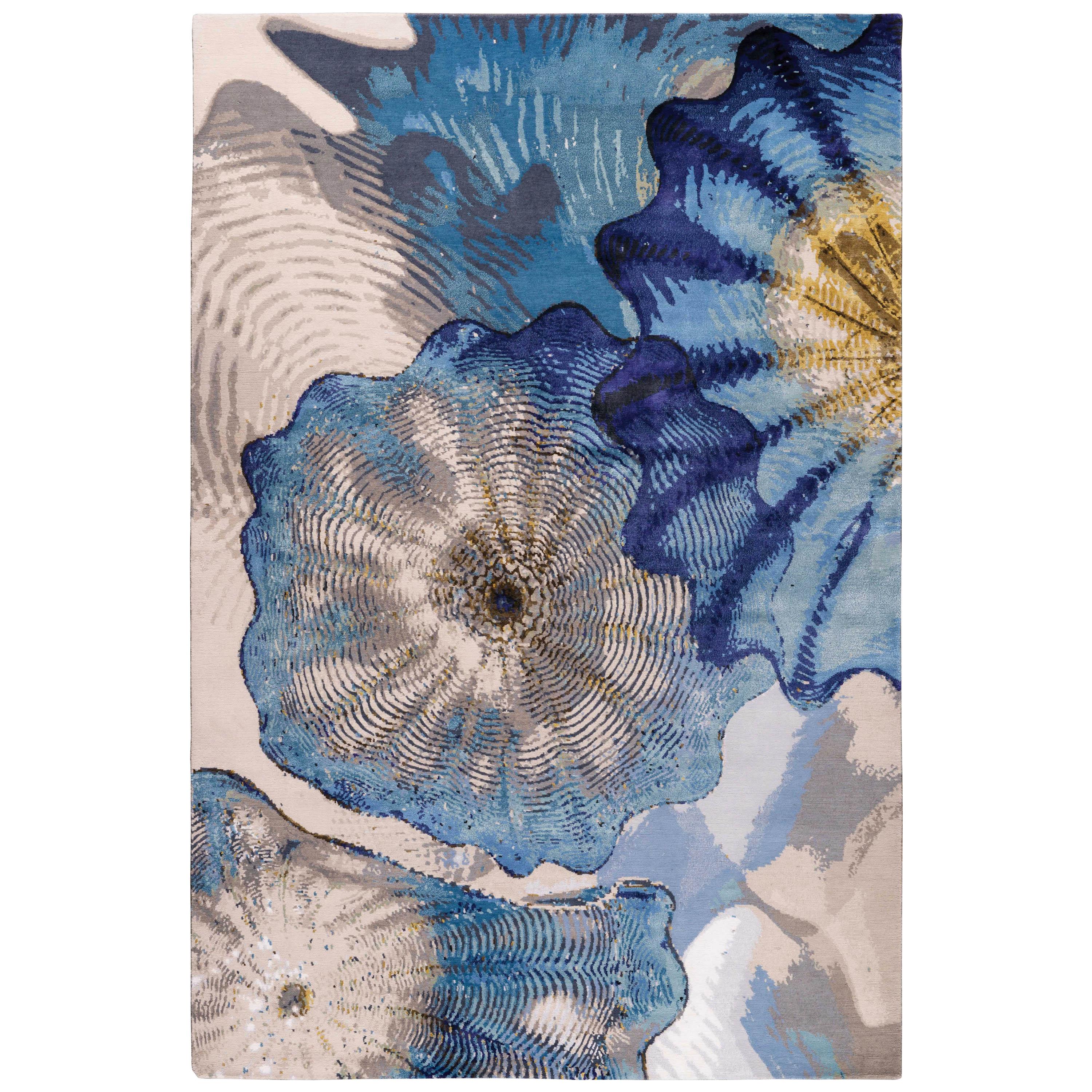 Rosette by Chihuly Hand Knotted Rug in Wool and Silk ( 10' x 8' )