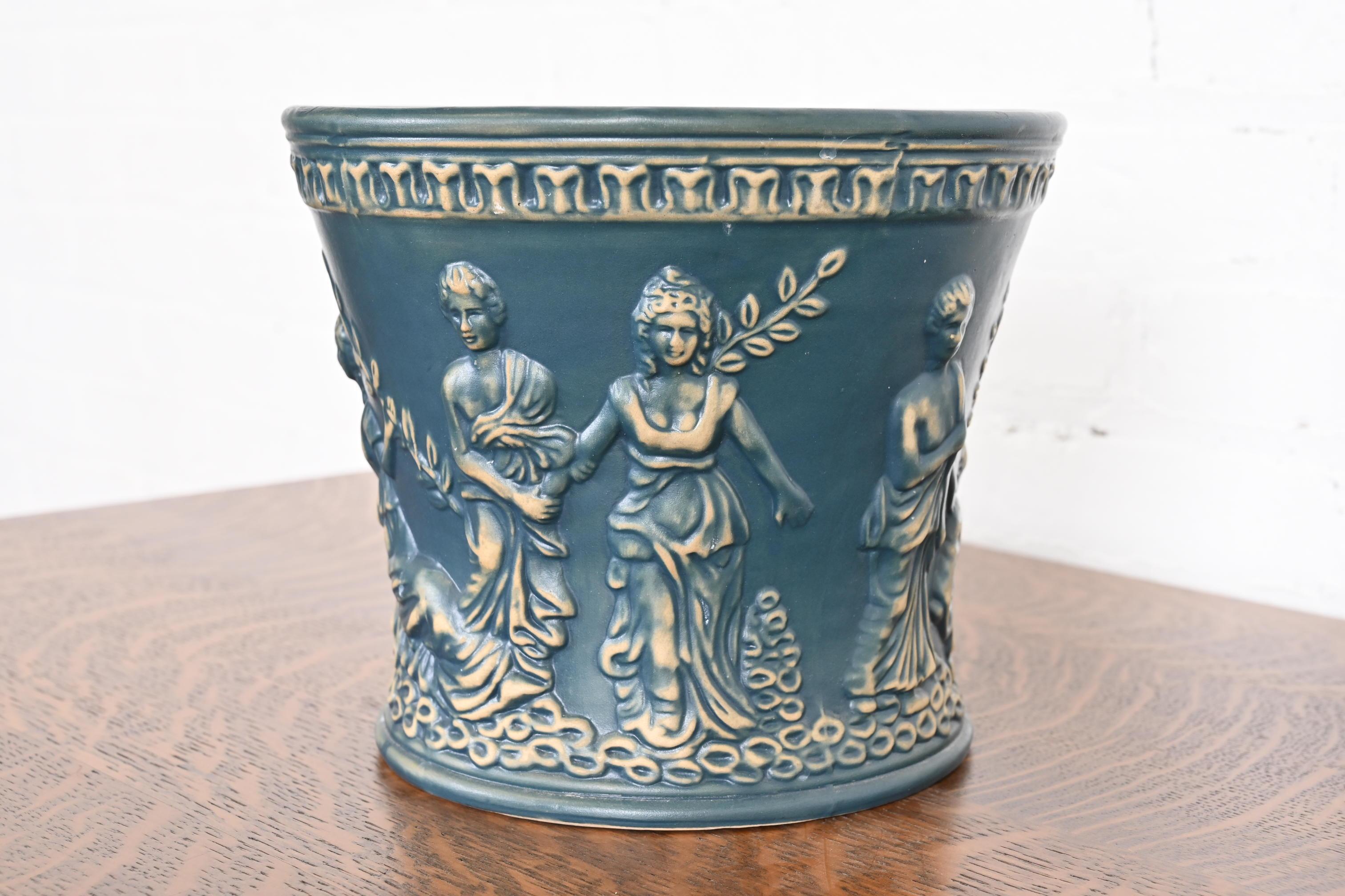 20th Century Roseville Art Pottery Figural Planter
