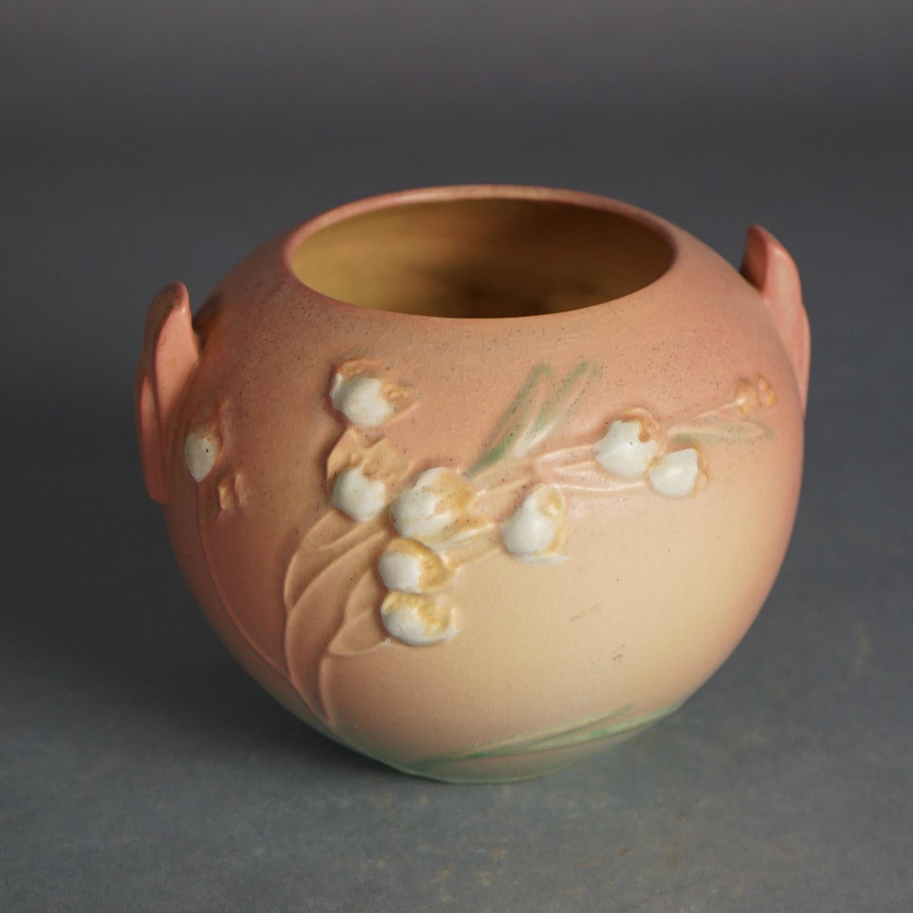 Roseville Art Pottery Pink Vase with Ixia Pattern C1937

Measures - 6