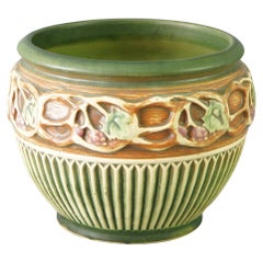 Roseville Art Pottery Planter with Normandy Pattern Mid 20thC