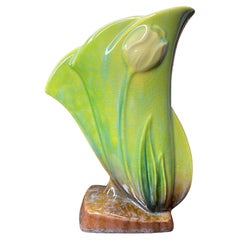 Retro Roseville Art Pottery Wincraft Tulip Flower Vase