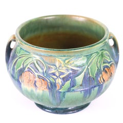 Roseville Double Handle Baneda 626-7 American Art Pottery Jardiniere Pot 1932