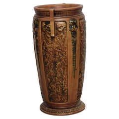 Roseville Florentine I Umbrella Holder Stand, Shape 763-20, Circa 1924