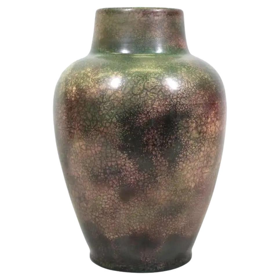 Roseville for Tiffany, Arts & Crafts Chinese-Form Ceramic Vase, ca. 1900