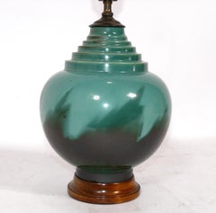 Roseville Futura Art Deco Lamp, circa 1930s