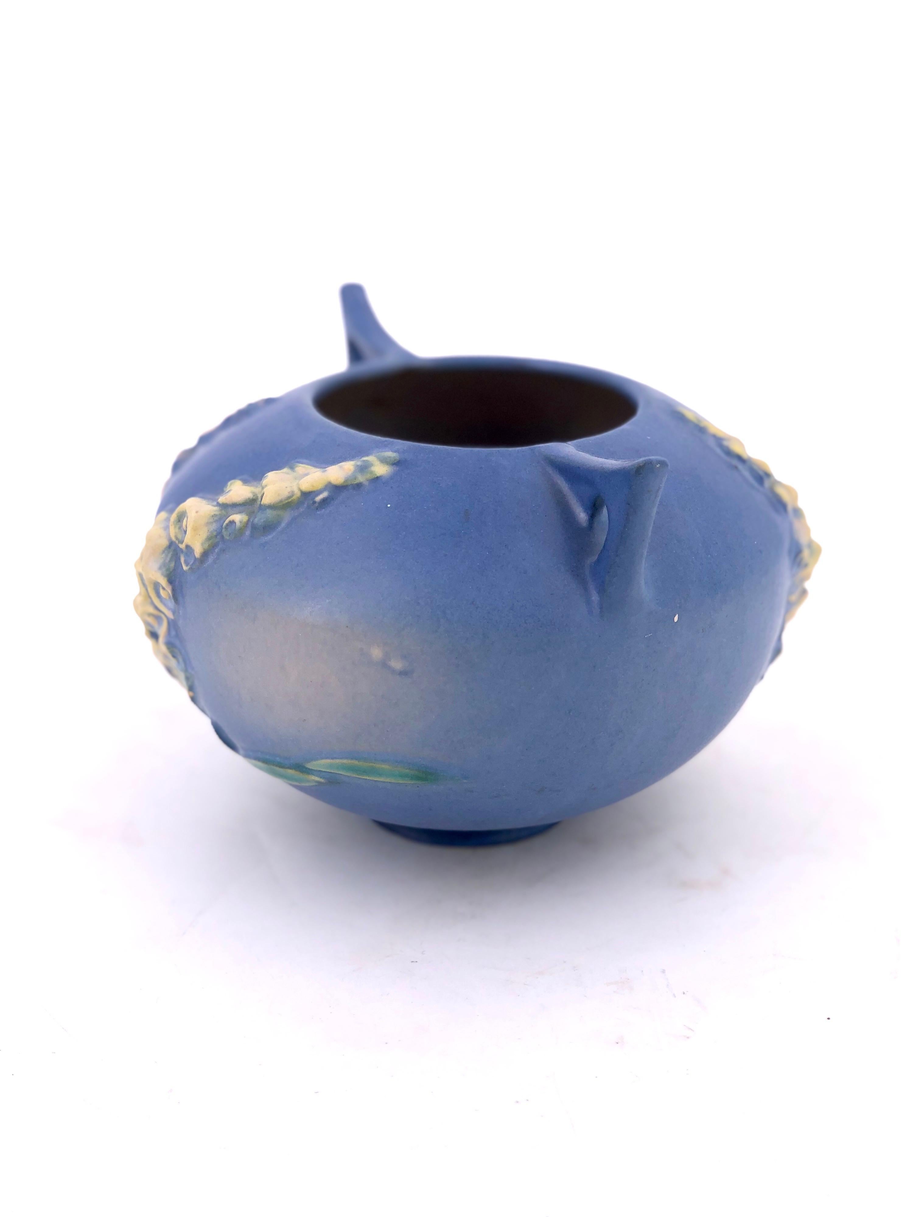 Glazed Roseville Pottery Arts & Crafts Vase