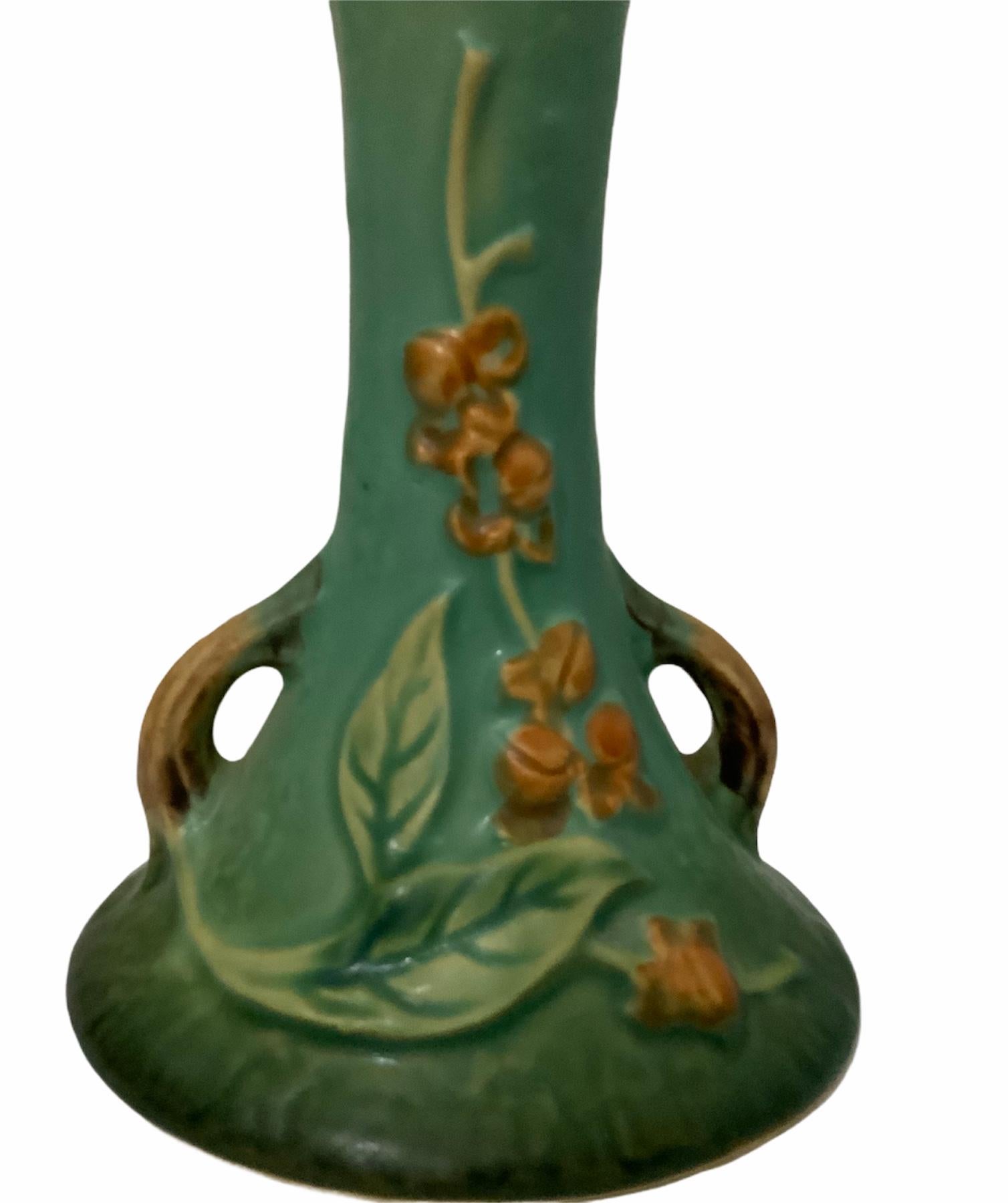 American  Roseville Pottery Bittersweet Flower Vase