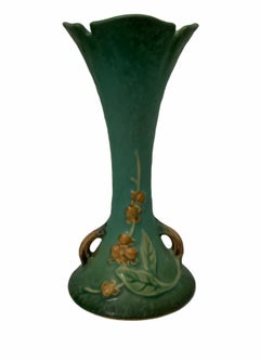 Vintage  Roseville Pottery Bittersweet Flower Vase