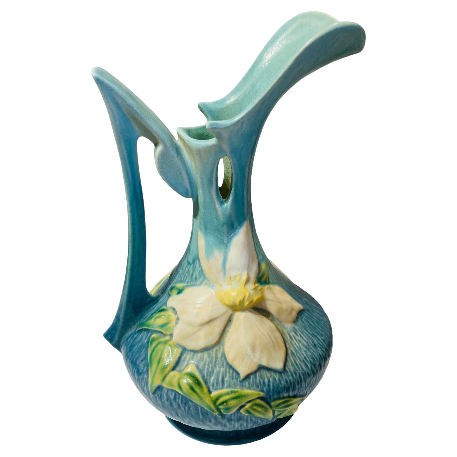 Roseville Pottery Clematis Flower Vase