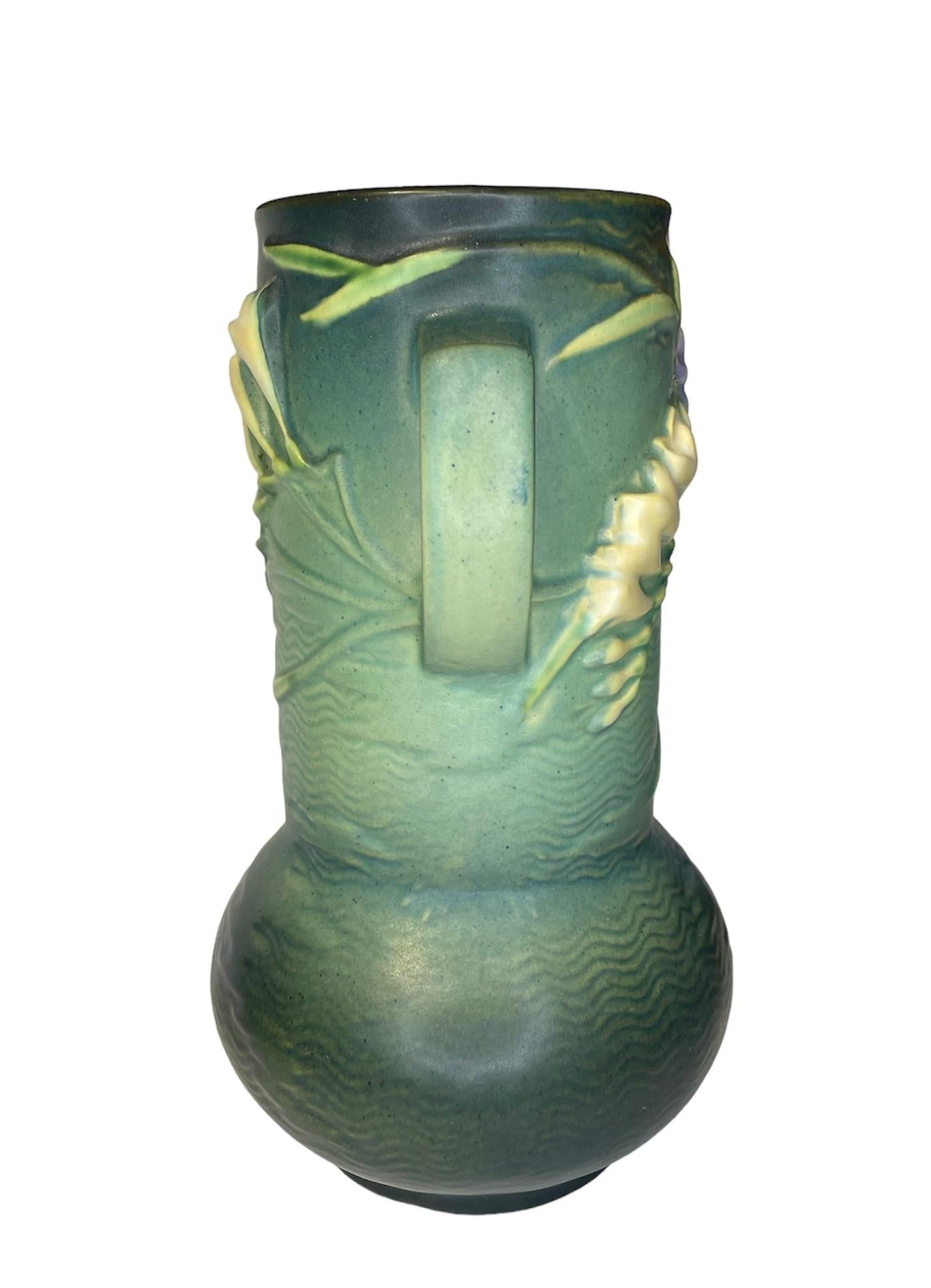 Roseville Pottery Freesia Flower Pattern Vase 5