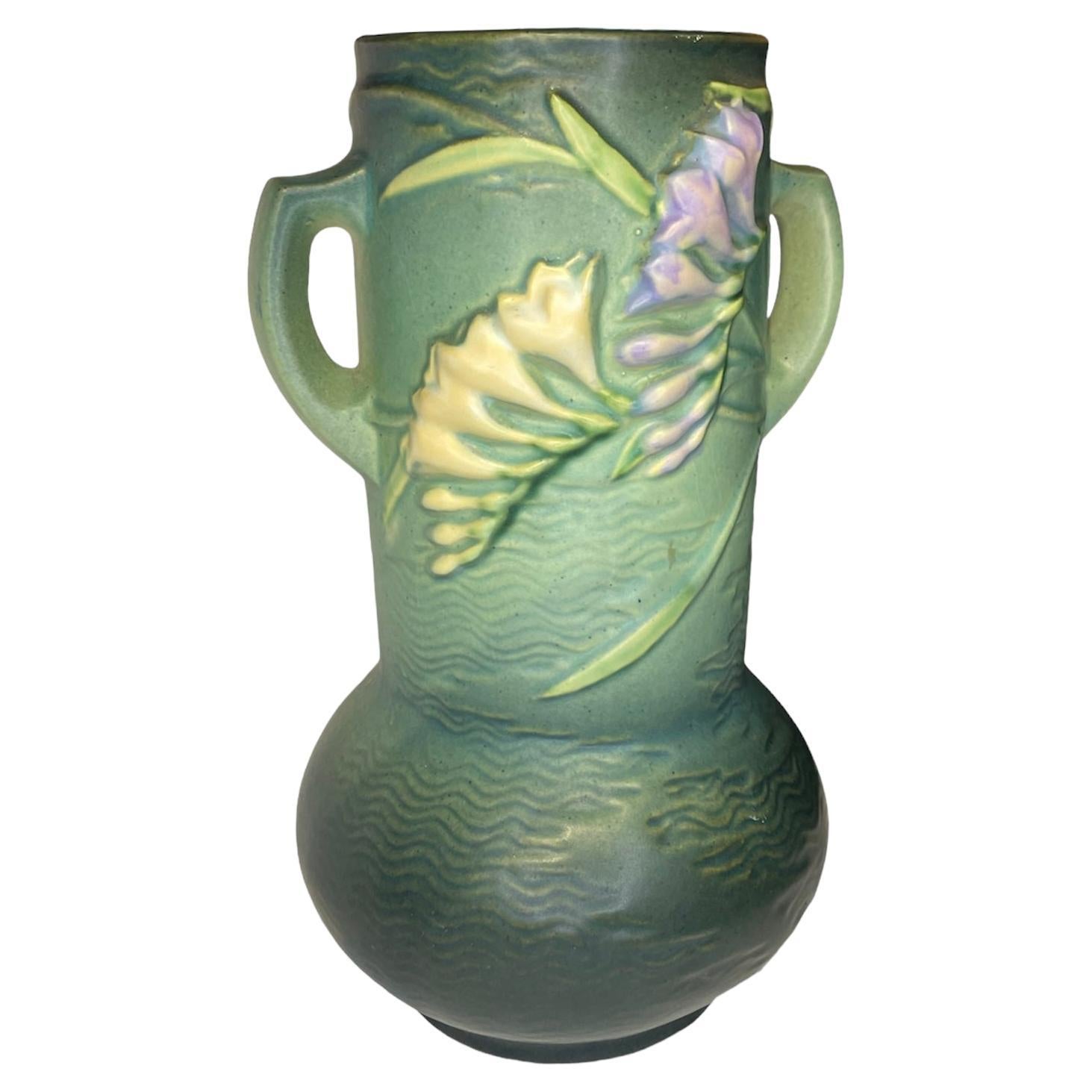 Roseville Pottery Freesia Flower Pattern Vase