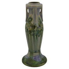 Roseville Vista 1920 Vintage Arts and Crafts Pottery Ceramic Floor Vase 131-18