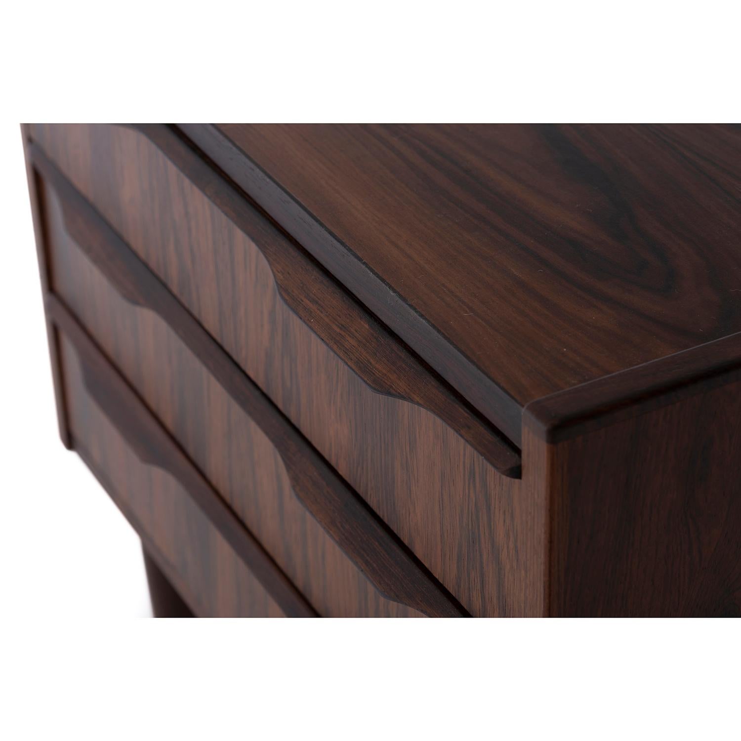 Rosewood 3 Drawer Occasional Desk 3