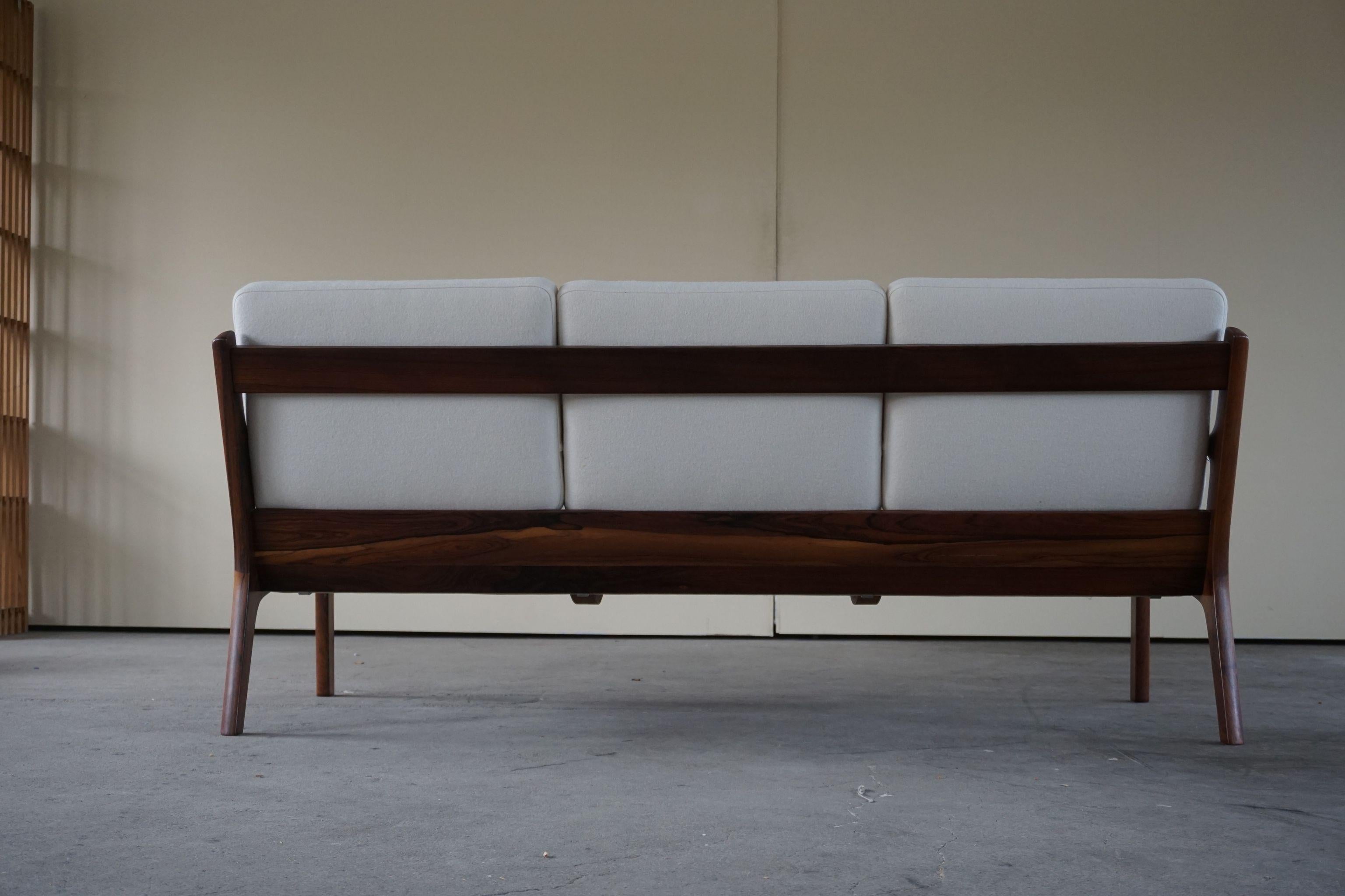 Rosewood 3-Seater Sofa by Ole Wanscher for France & Søn, 1960s 7