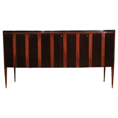 Rosewood 4-Door Cabinet, by Paolo Buffa