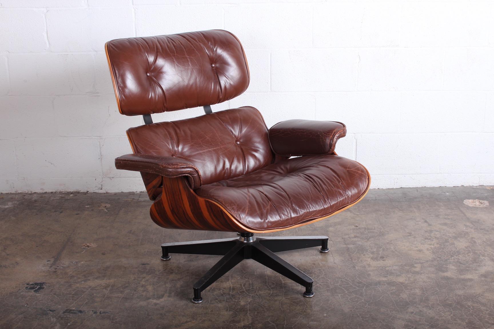 Rosewood 670 Lounge Chair by Charles Eames for Herman Miller 1