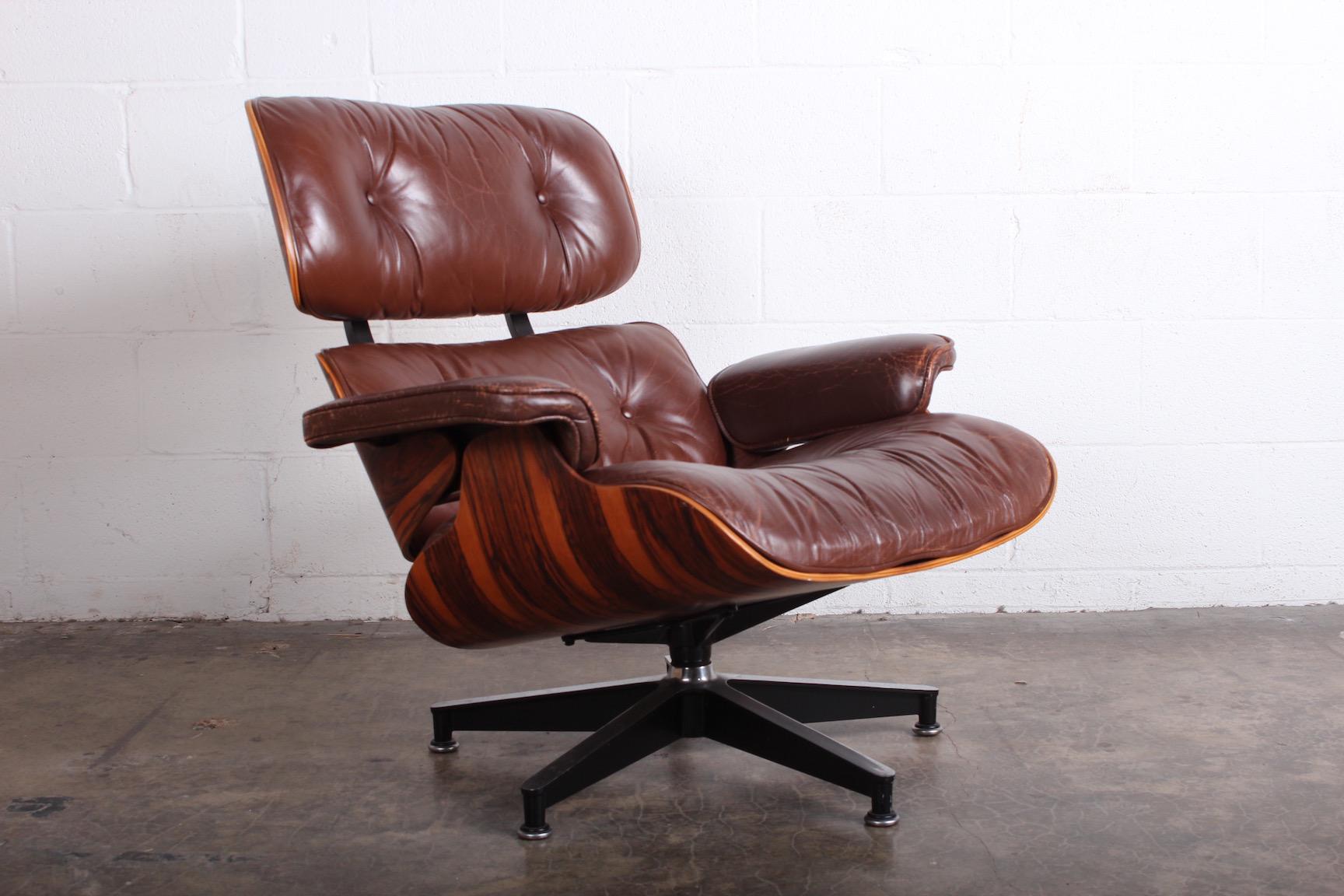 Rosewood 670 Lounge Chair by Charles Eames for Herman Miller 4